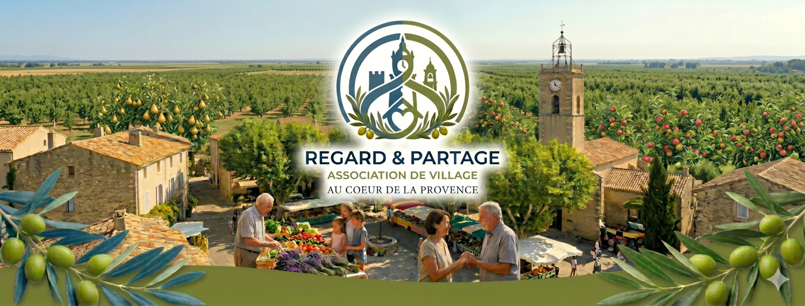 Visuel de l’association Regard et Partage au cœur de la Provence