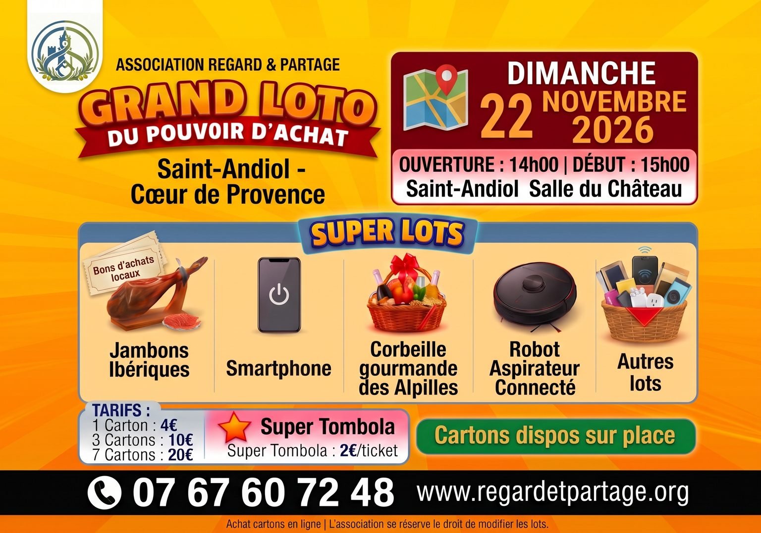 Affiche du Grand Loto du 22 novembre 2026